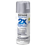 ספריי צבע כסף אלומיניום  RUST-OLEUM 359128 2X