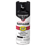 ספריי צבע שחור מבריק Gloss Black 376884