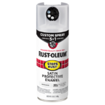 ספריי צבע לבן אפור משי Satin Arctic White 383424