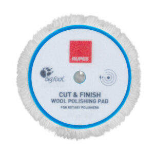 פרווה לפוליש גס כחול 180 מ"מ - (רוטורי) RUPES CUT & FINISH WOOL