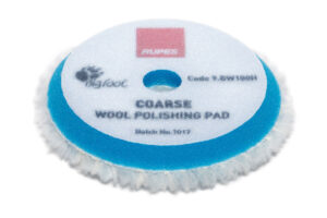 פרווה לפוליש גס 90 מ"מ כחול פולישר אורביטלי RUPES WOOL PAD