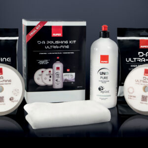 ערכת פוליש אורביטלי אולטרה פיניש 180 מ"מ RUPES D-A ULTRA-FINE TRIAL KIT + מתנה