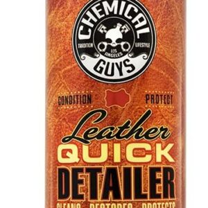תרסיס דיטיילר לריפודי עור Chemical Guys LEATHER QUICK DETAILER