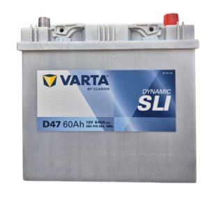 מצבר VARTA עם 24 חודשי אחריות 60 אמפר D47 (ללא הרכבה)