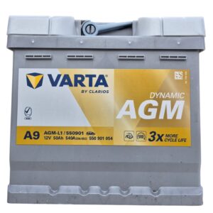 מצבר VARTA עם 24 חודשי אחריות 50 אמפר START STOP EFB N50 (ללא הרכבה)