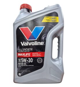 שמן מנוע VALVOLINE FULL SYNTHETIC  WITH MAX LIFE TECHNOLOGY 5W30