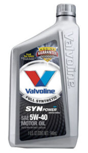 שמן מנוע VALVOLINE SYNPOWER 5W40 1L