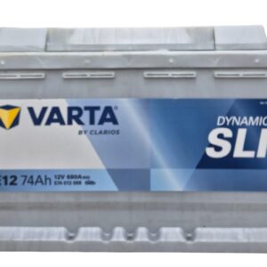 מצבר ורטה VARTA עם 24 חודשי אחריות 74 אמפר E12 (ללא הרכבה) פלוס שמאל