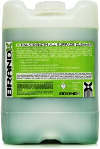 תרסיס לניקוי כל סוגי המשטחים BrandX X10205 X-TRA Strength All Surface Cleaner - 5 Gallon