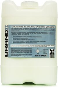 מחדש פלסטיק פנימי וחיצוני BrandX X10405 X-TRA Shine Interior and Exterior Dressing - 5 Gallon