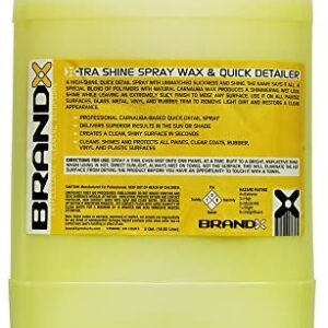תרסיס ניקוי והברקה מהיר BrandX X10505 X-TRA Shine Spray Wax and Quick Detailer - 5 gal