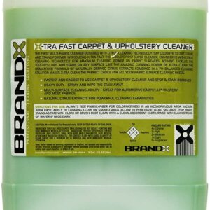 תרסיס לניקוי שטיחים וריפודים BrandX X10605 X-TRA Fast Carpet and Upholstery Cleaner - 5 Gallon