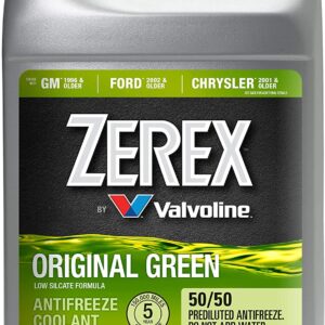 נוזל קירור ירוק מסדרת ZEREX של VALVOLINE מוכן לשימוש 50/50