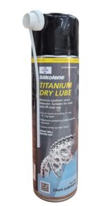 תרסיס שימון שרשרת יבש SILKOLENE TITANIUM DRY LUBE 500ML